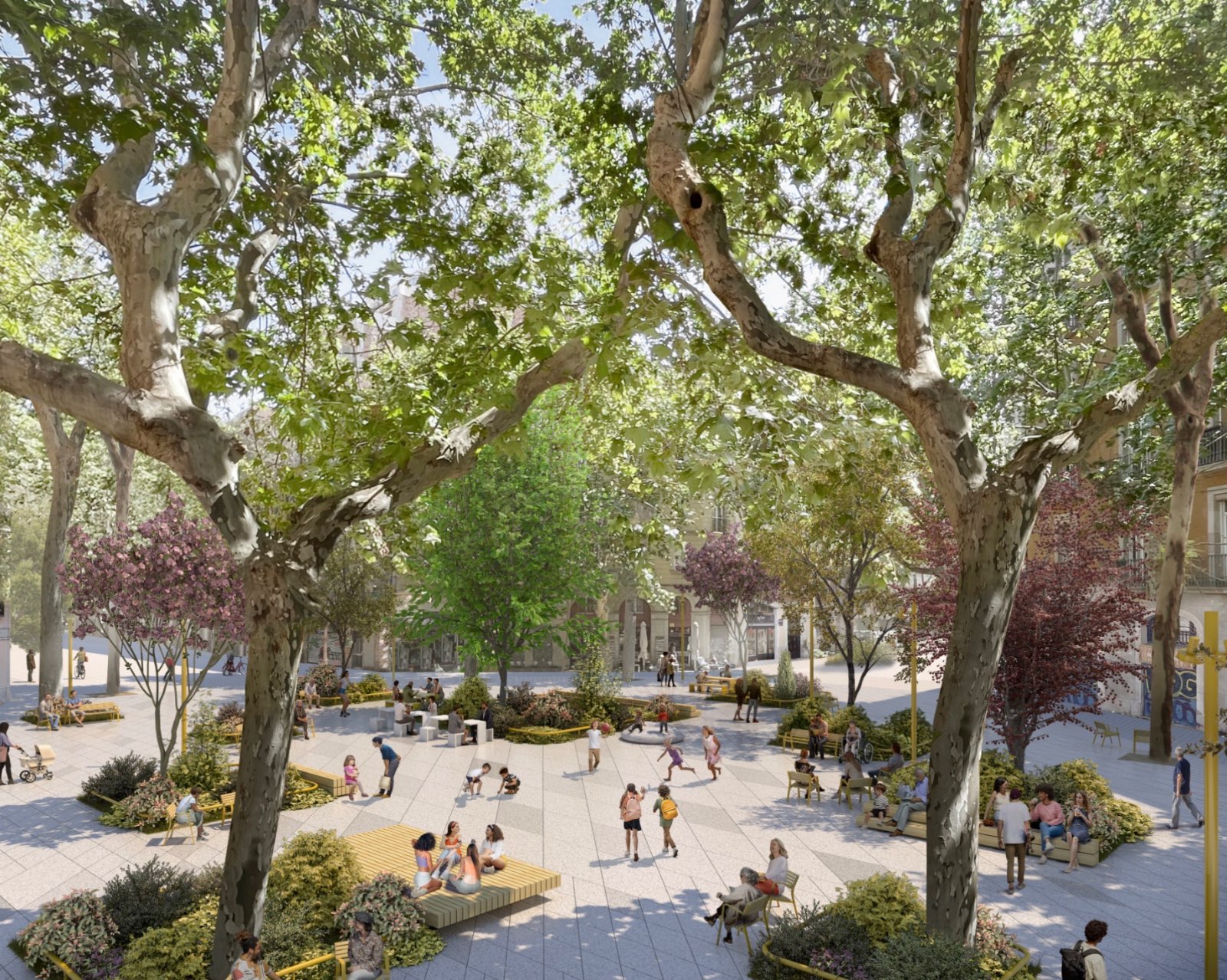 Sant Antoni Superblock, from tactical test to permanent street