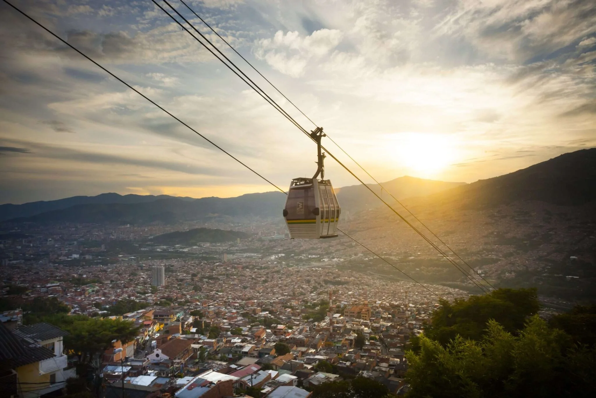 Metrocable, the world’s first urban cable car transit