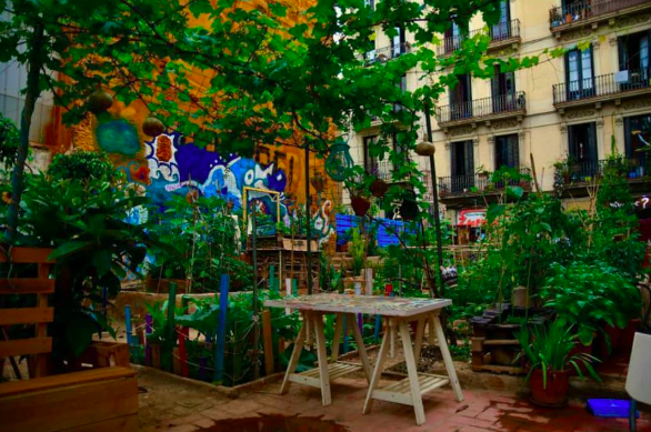 Ca La Trava,  a reclaimed community garden