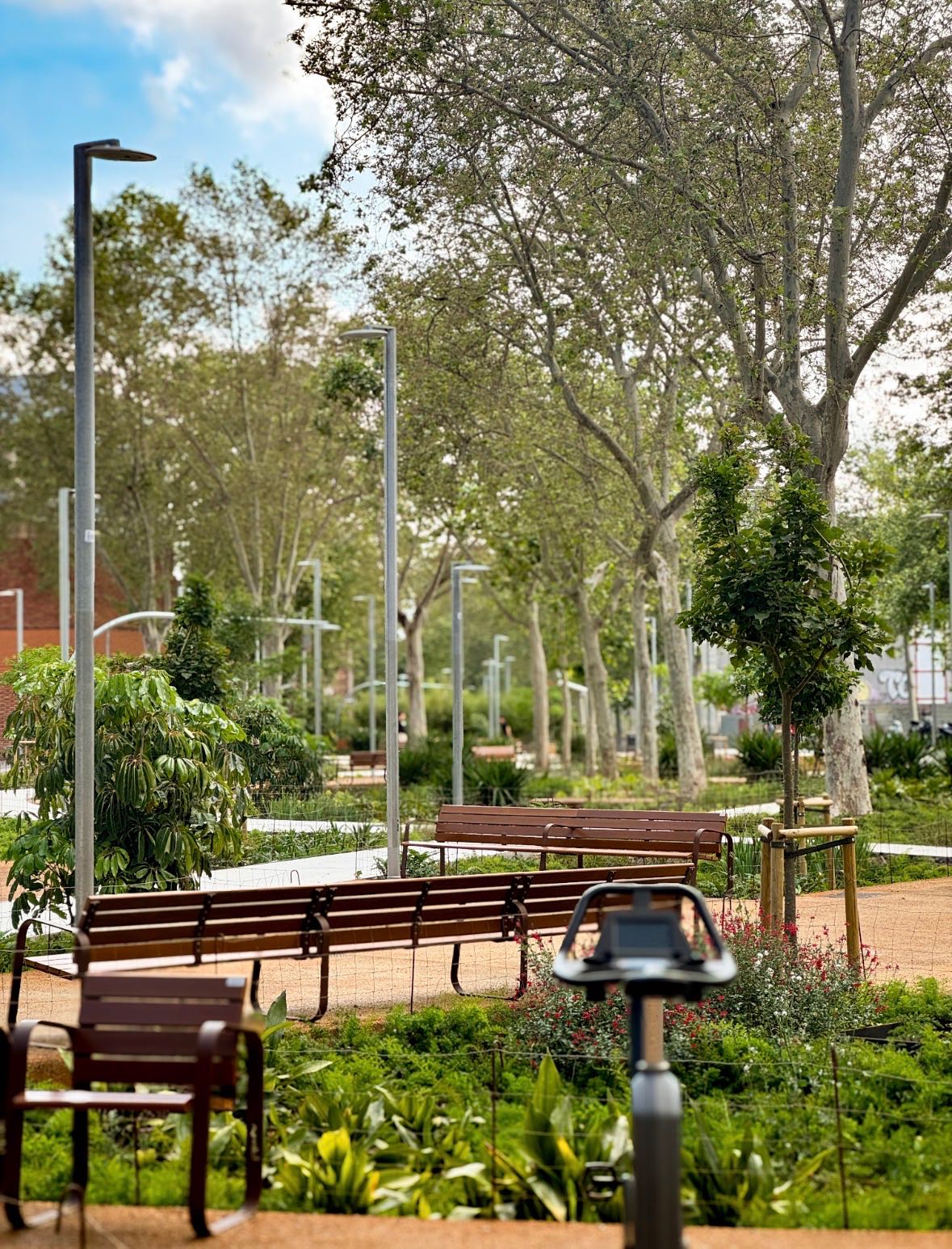 Barcelona’s sponge-street corridor